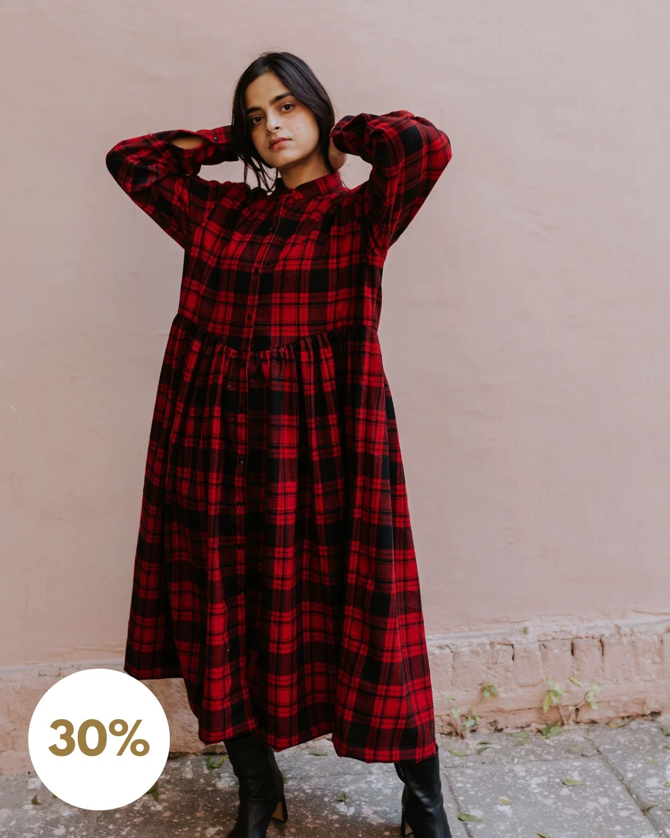 Mulberry Wool Dress