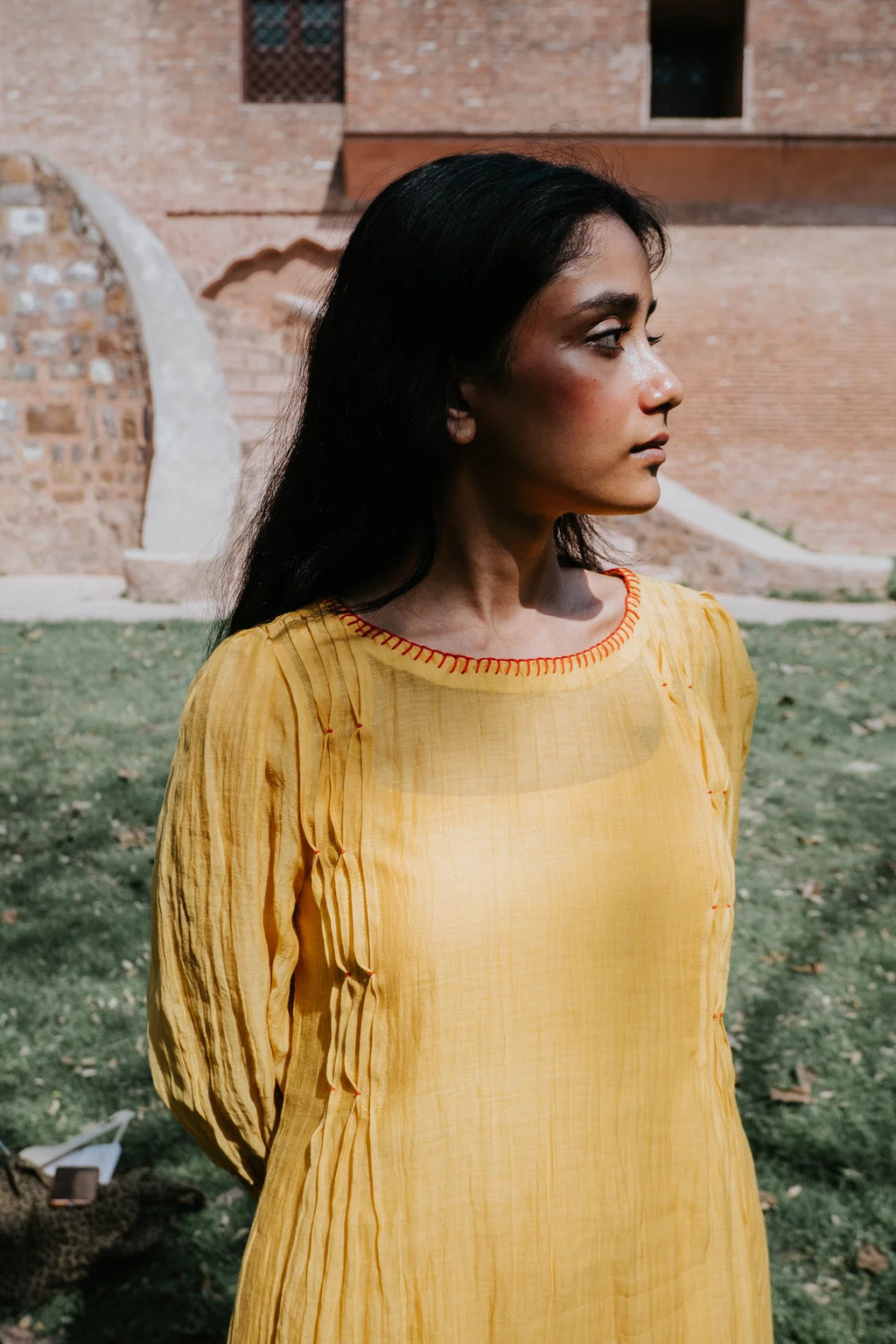 Yellow Mist In The Garden Cord Set