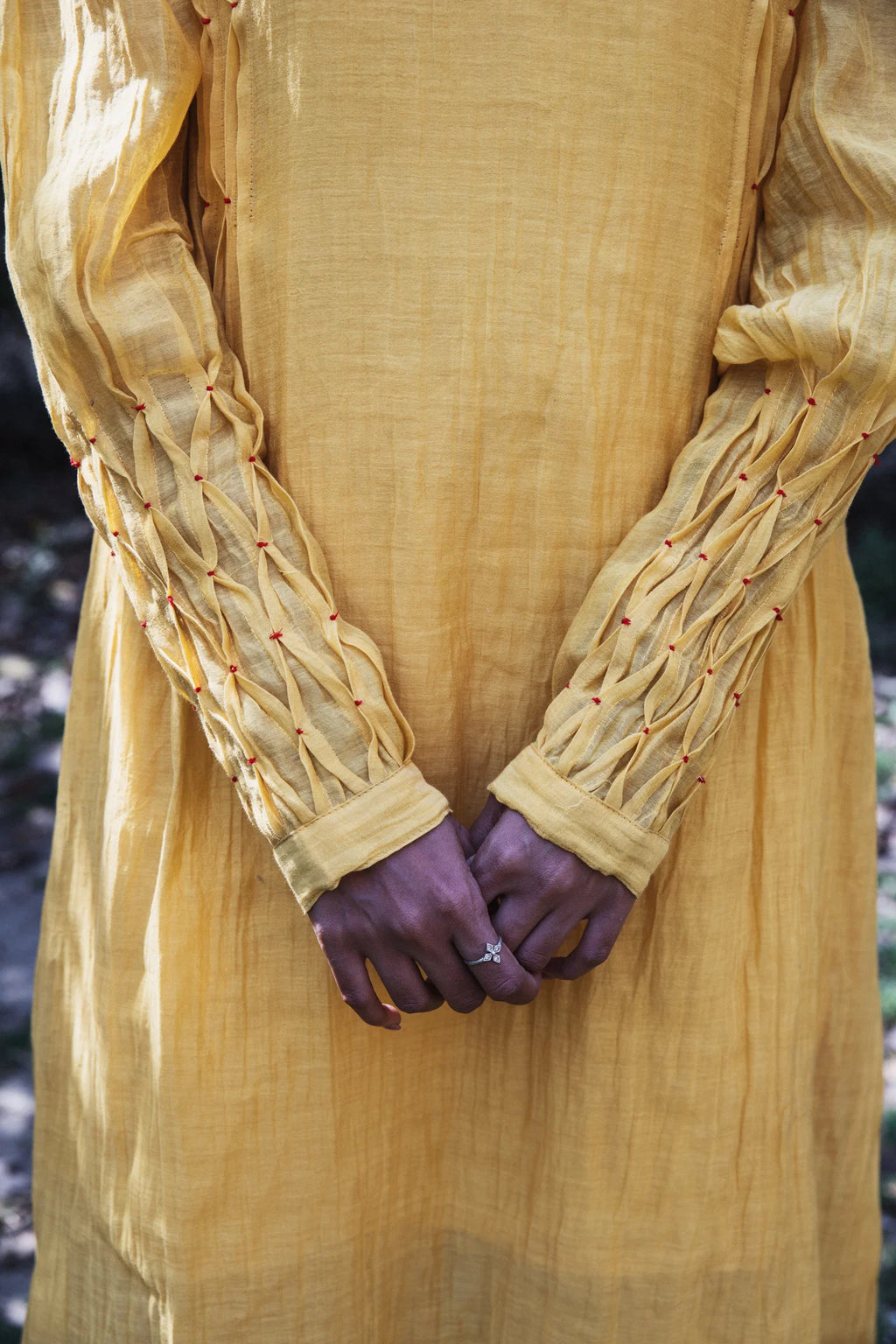 Yellow Mist In The Garden Cord Set