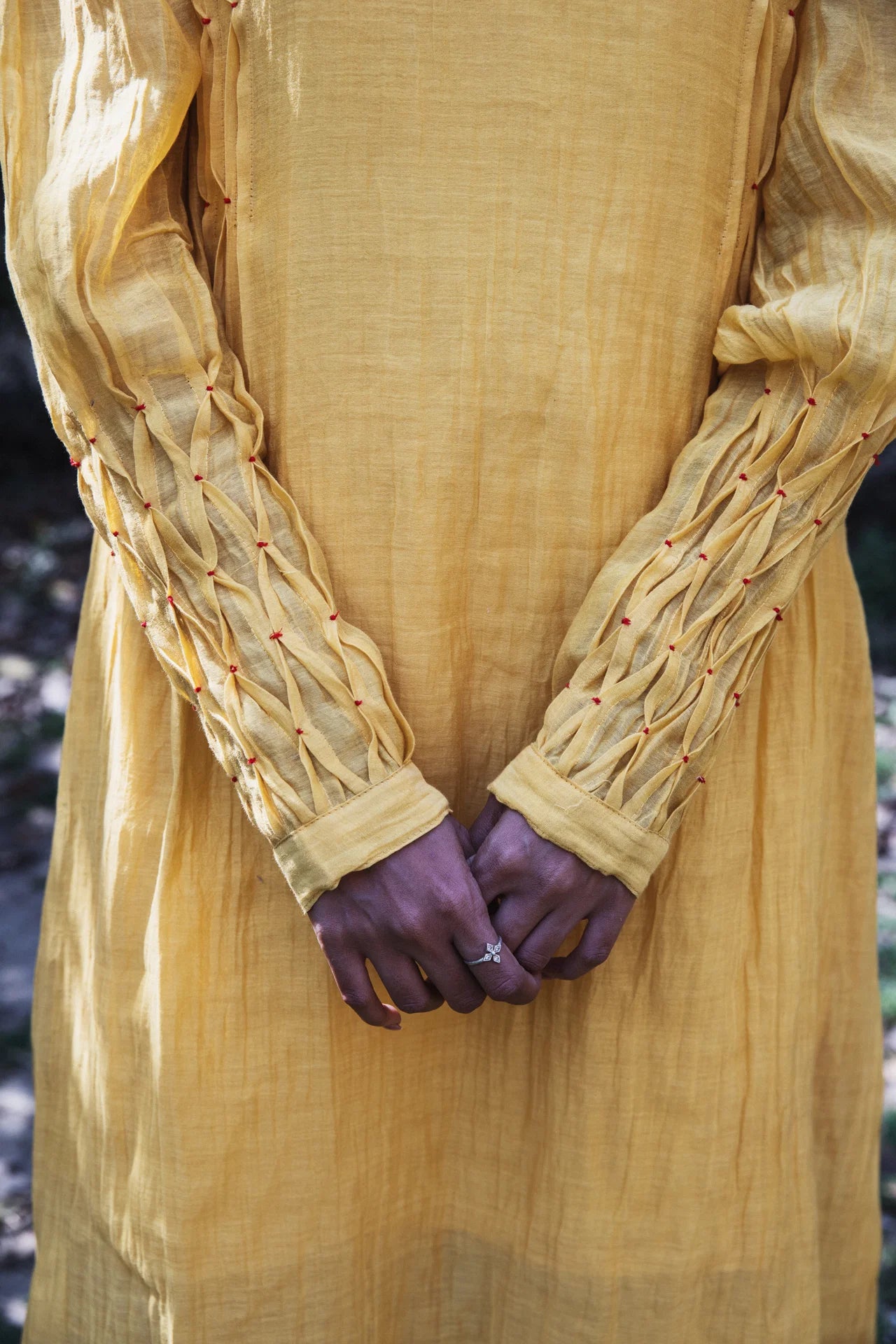 Yellow Mist In The Garden Cord Set