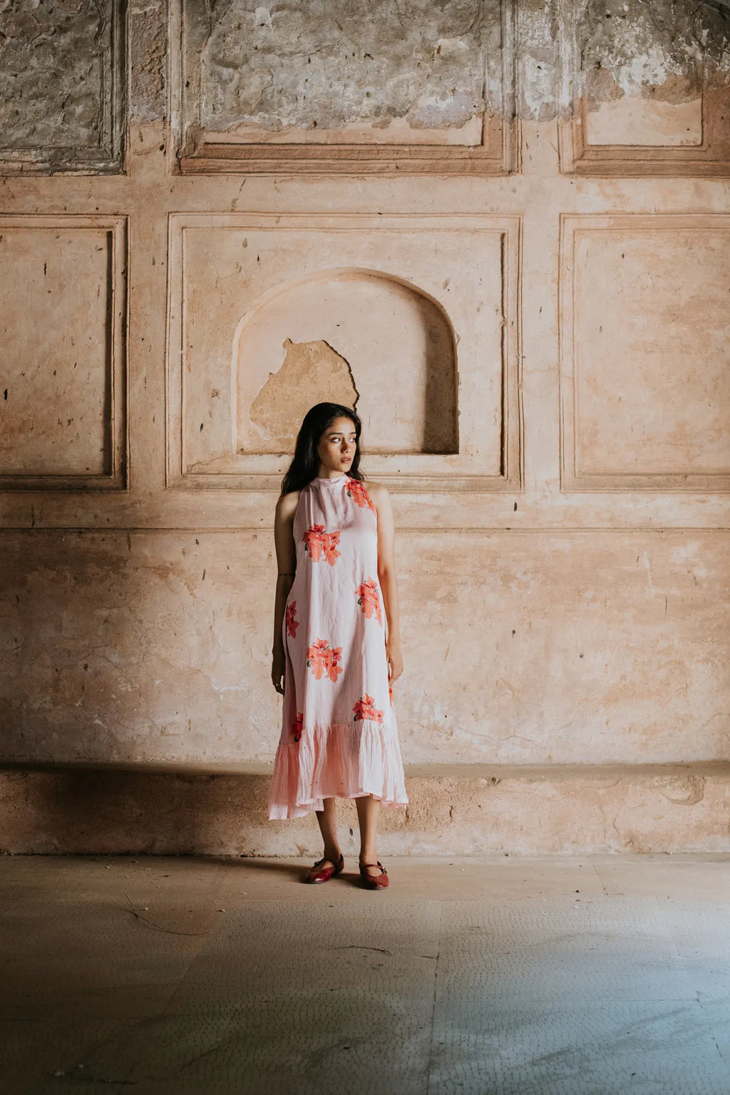 She Wore Bougainvillea Dress