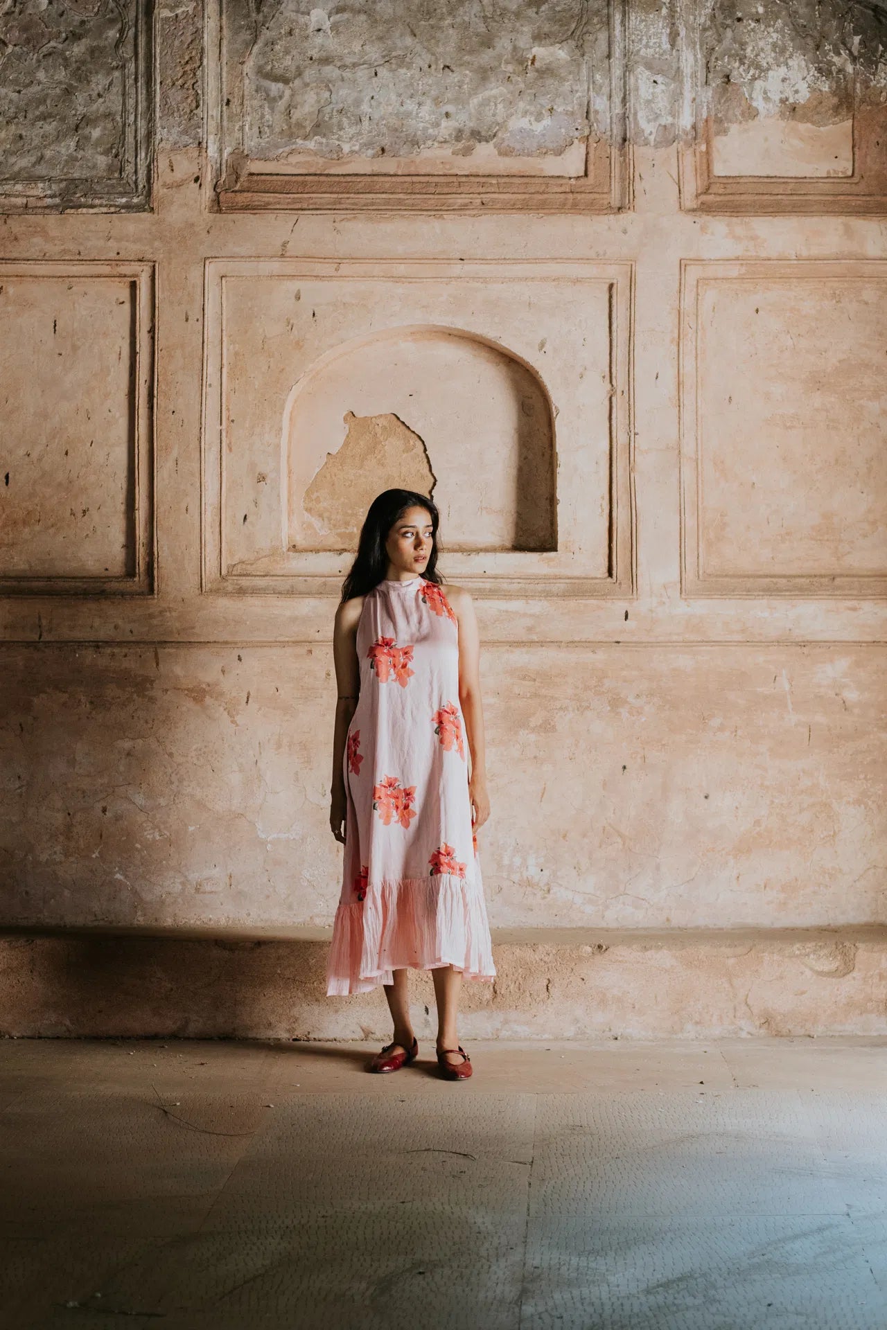 She Wore Bougainvillea Dress