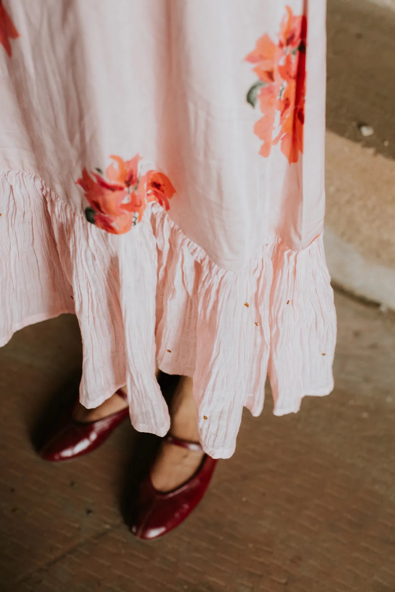 She Wore Bougainvillea Dress