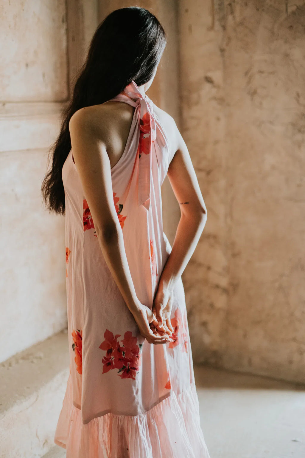 She Wore Bougainvillea Dress
