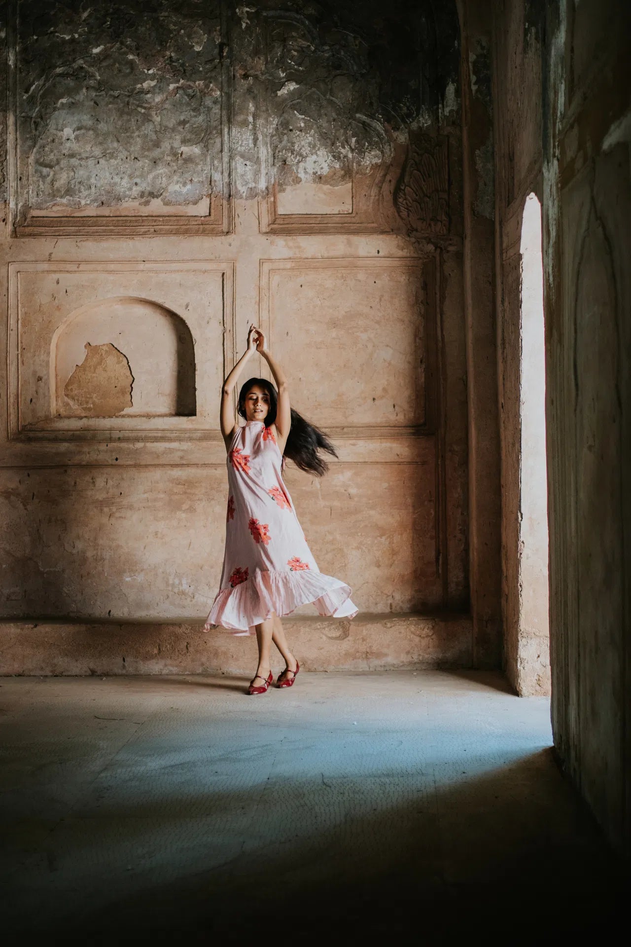 She Wore Bougainvillea Dress
