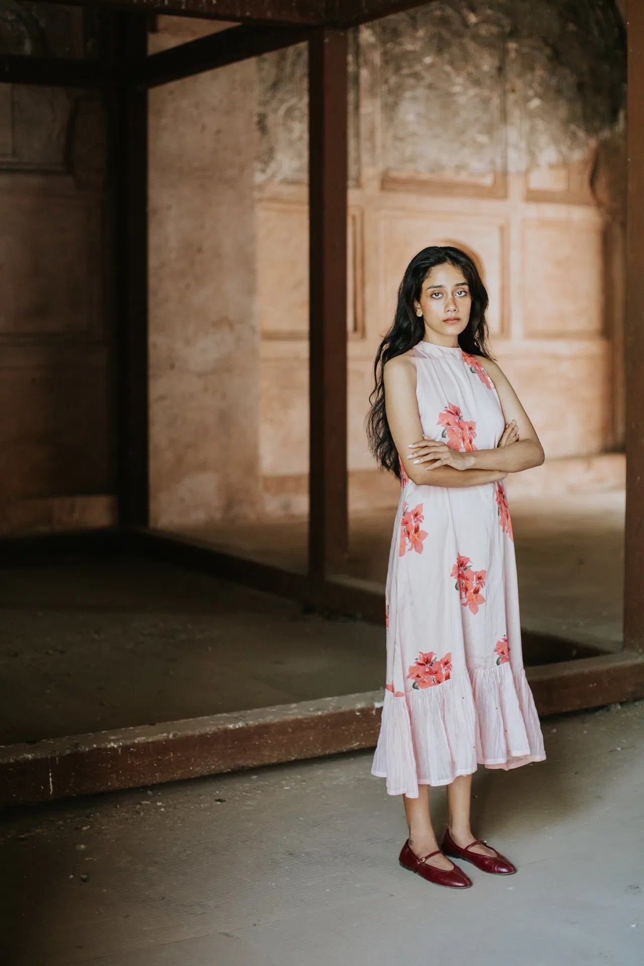 She Wore Bougainvillea Dress