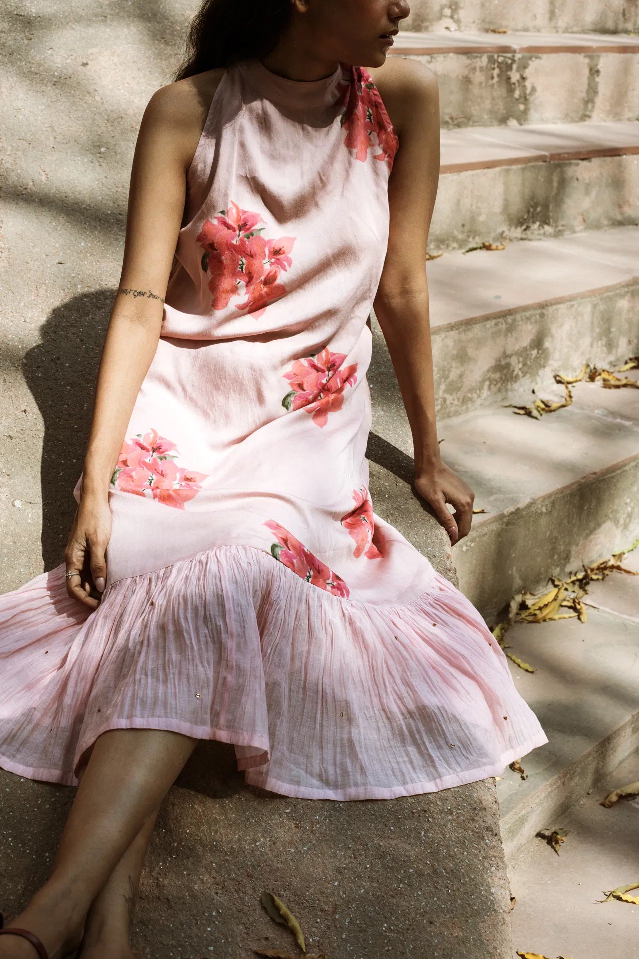 She Wore Bougainvillea Dress