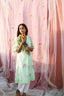 Hydrangea In The Mint Garden Kurta Dress