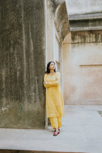 Yellow Mist In The Garden Cord Set