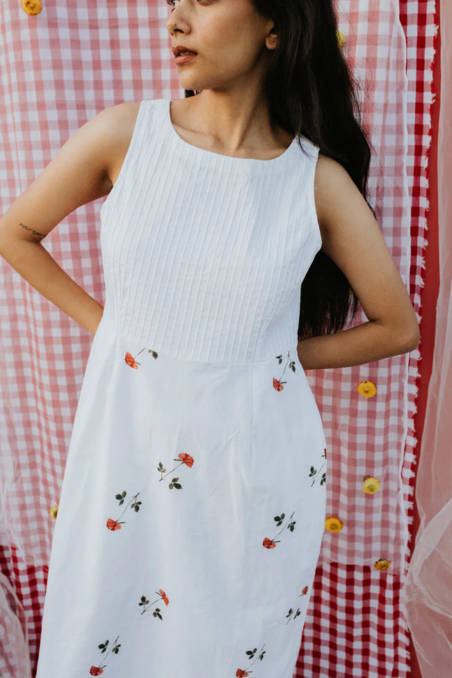 White Rose at Noon Dress Main Image