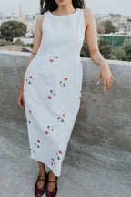 White Rose at Noon Dress