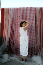 White Rose at Noon Dress