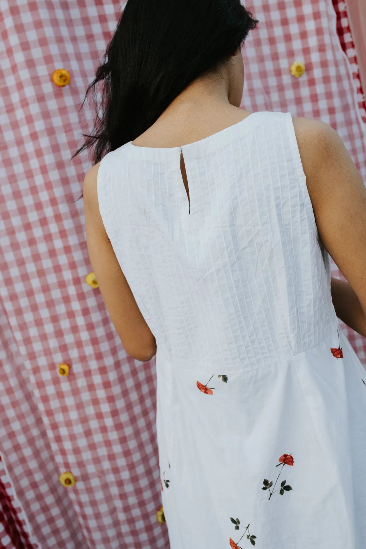 White Rose at Noon Dress
