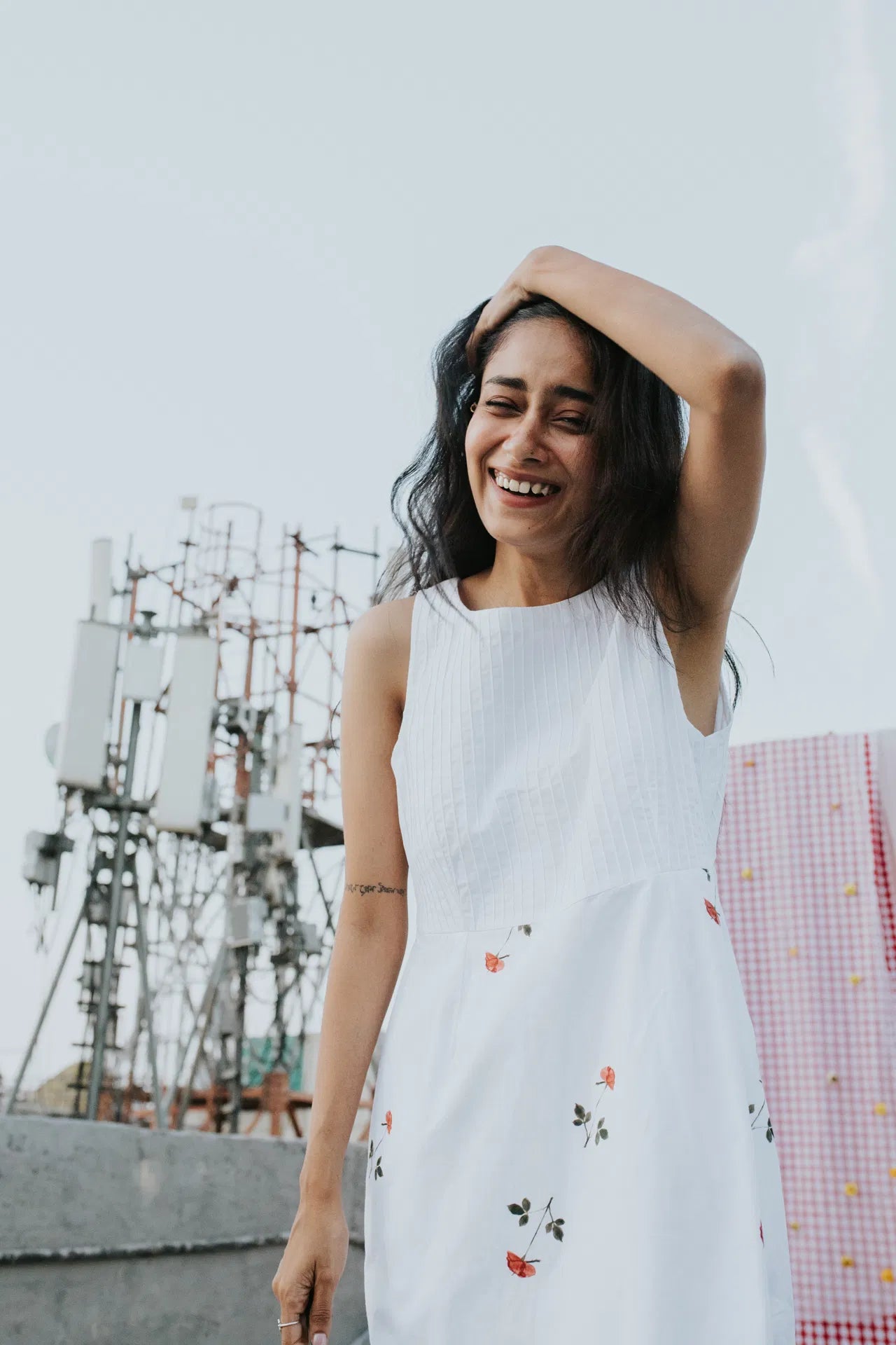 White Rose at Noon Dress