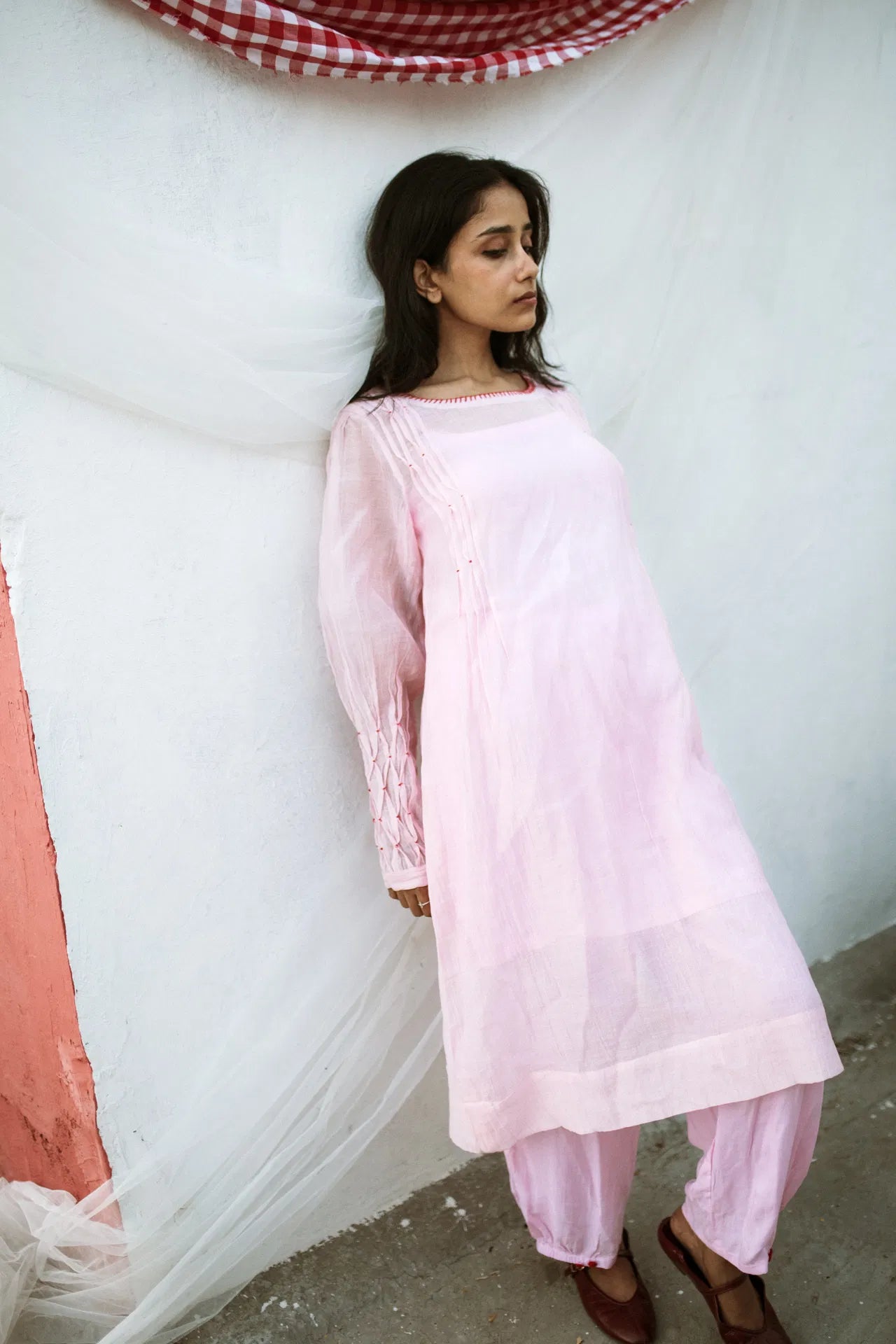 Pink Mist In The Garden Cord Set