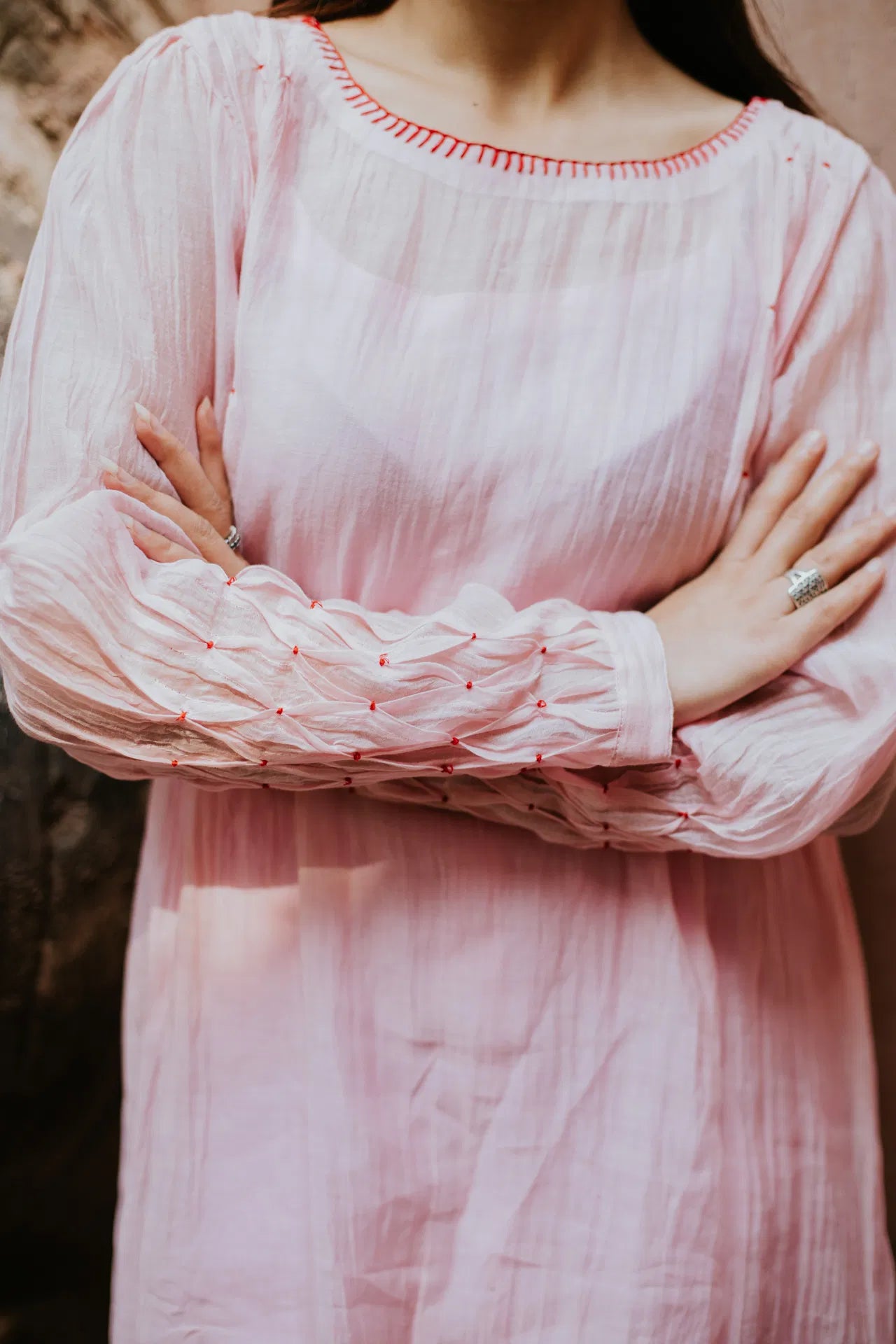 Pink Mist In The Garden Cord Set