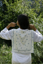 Hydrangea Panel Cotton Shirt