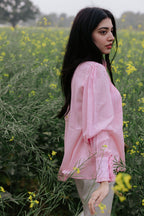 Pintuck Carnation Shirt