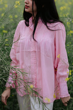 Pintuck Carnation Shirt