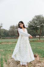 Neem Mulberry Leaves Naturally Bundle-Dyed Kurta