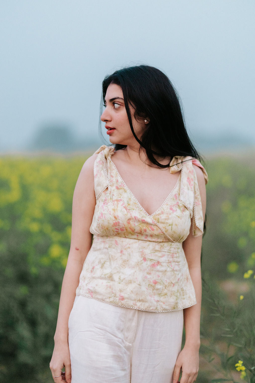 Petals Knot Top