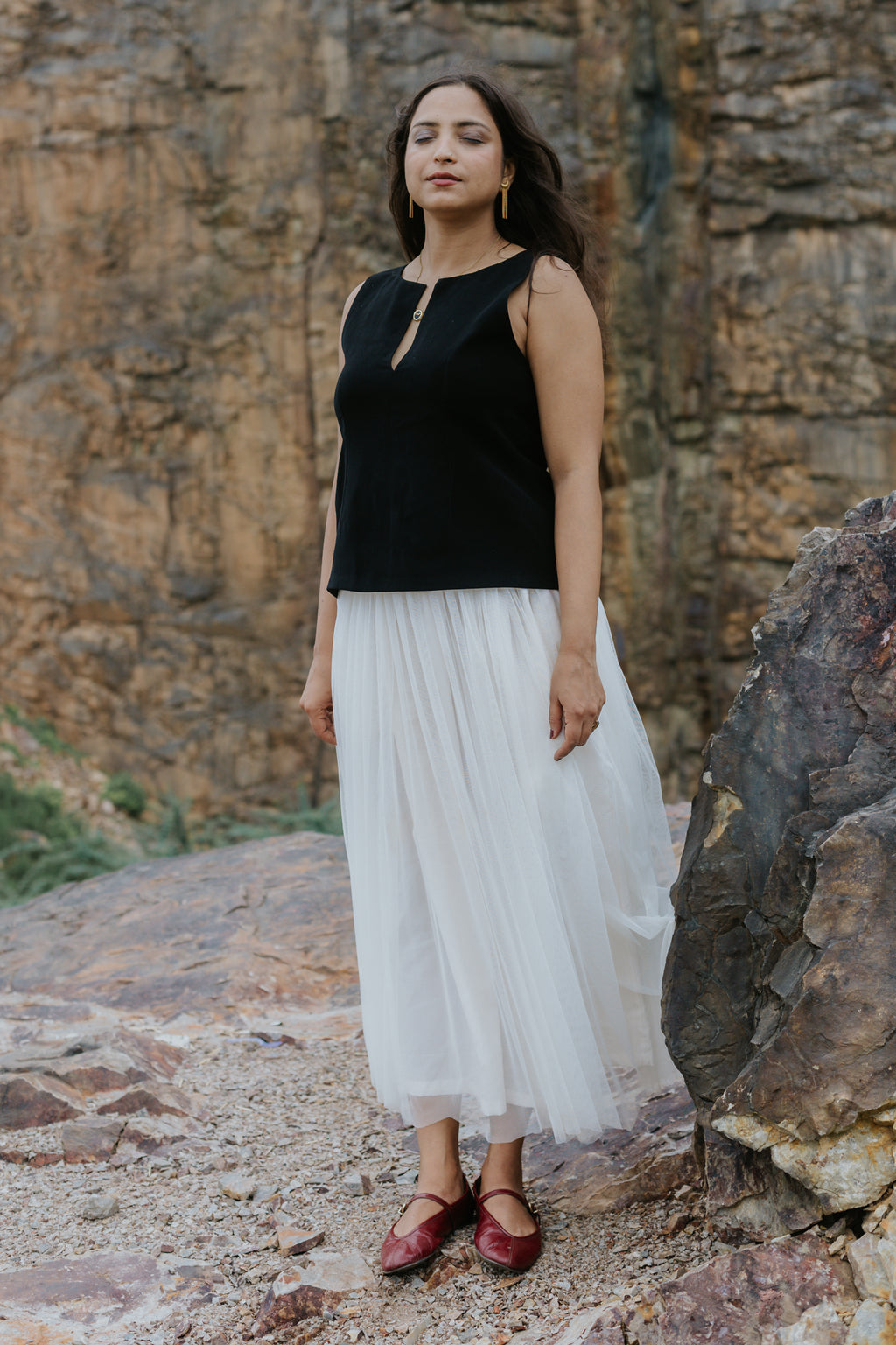 Unfinished Fog Skirt