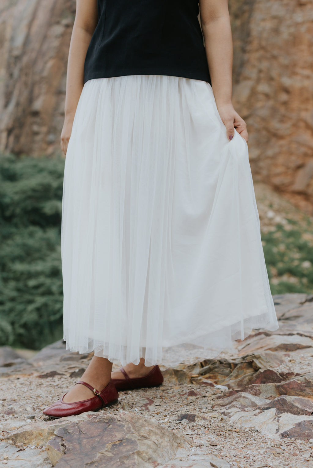 Unfinished Fog Skirt