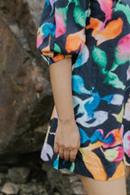 Painted Watercolour Short Dress