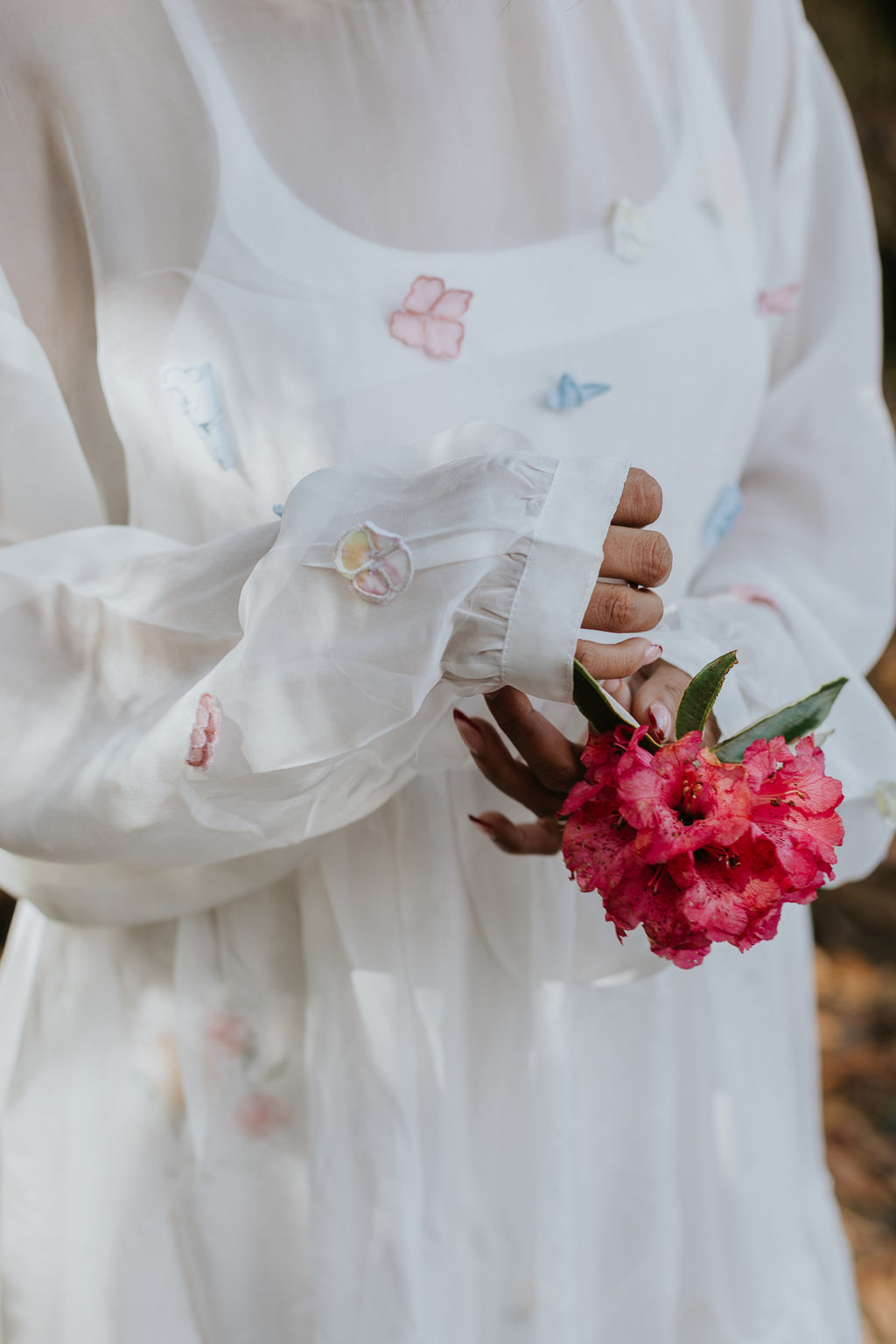 She Grew Flowers Dress