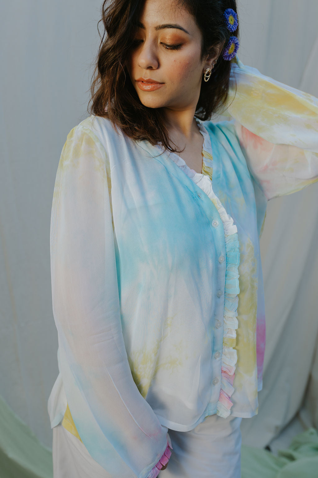 Pastel Tie-dye Shirt (SALE - S)
