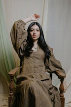 Olive Tiered Dress