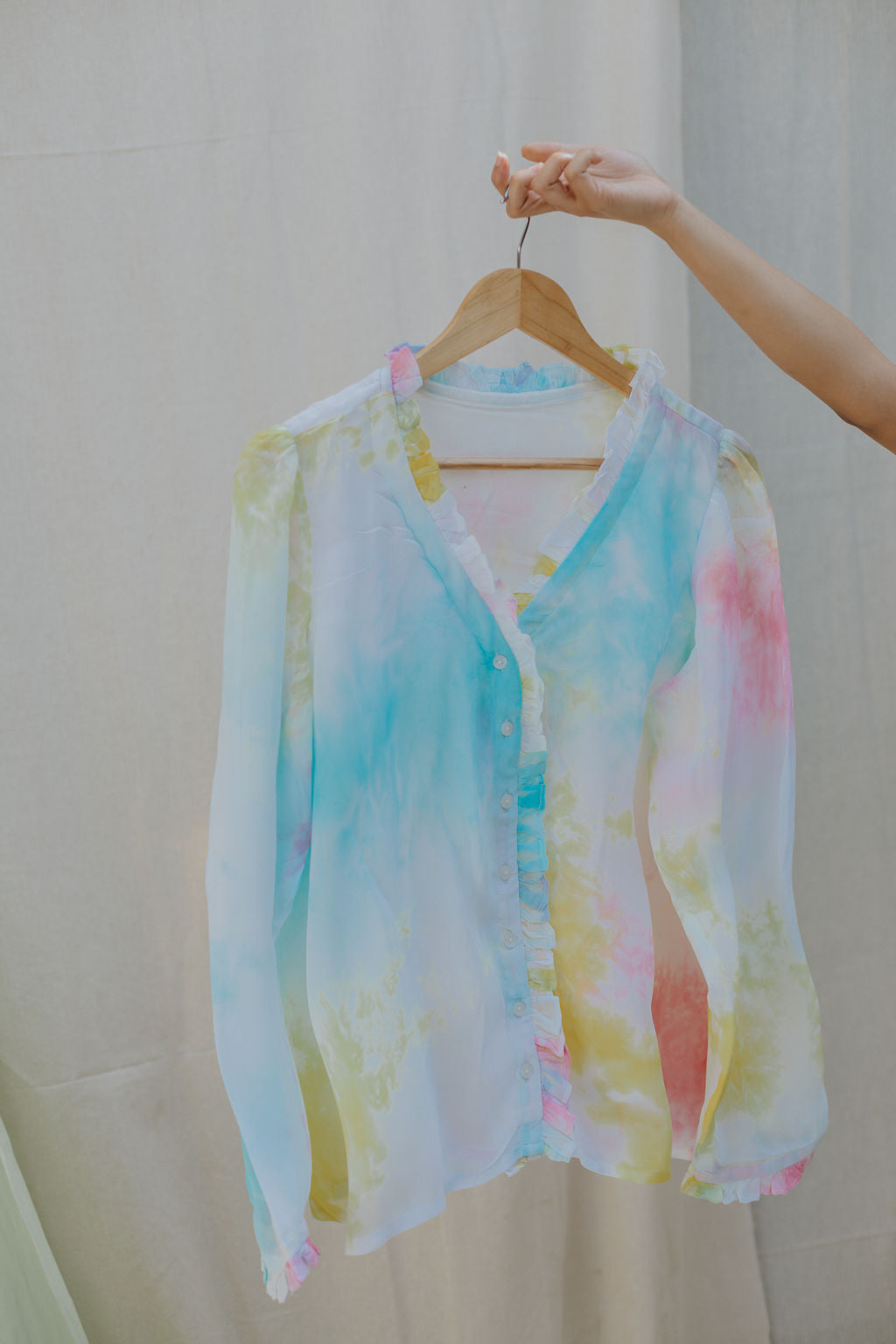 Pastel Tie-dye Shirt (SALE - S)
