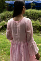 Blush Pink Chanderi Kurta