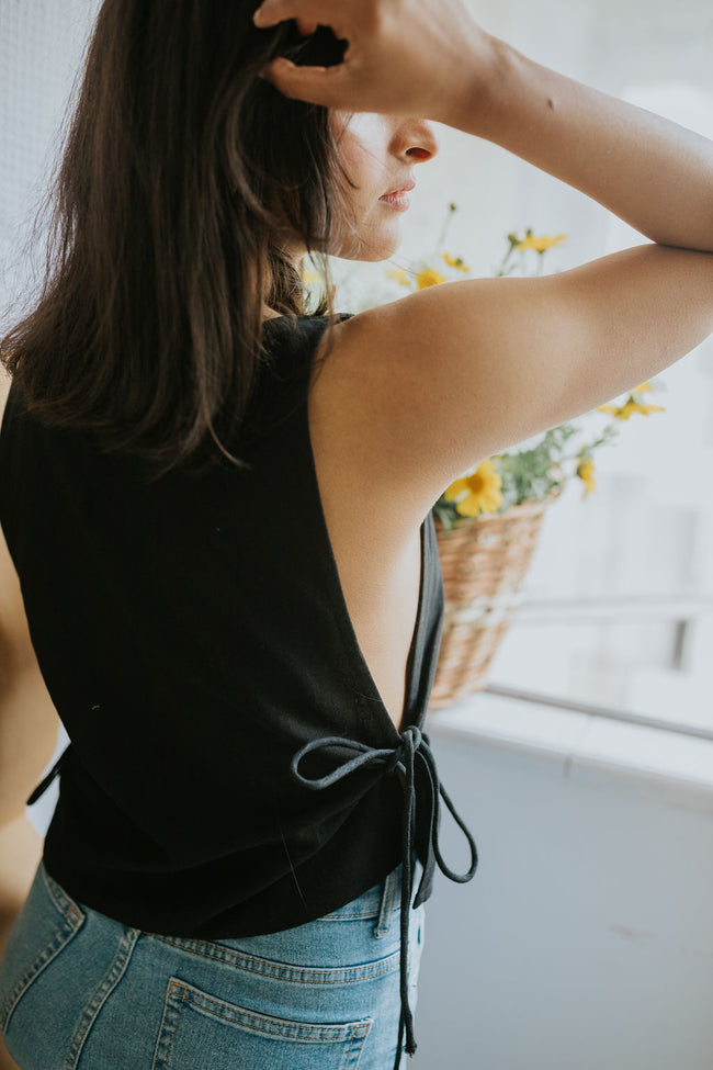 Chill Thrill One Knot Top (Overlay) Hover Image