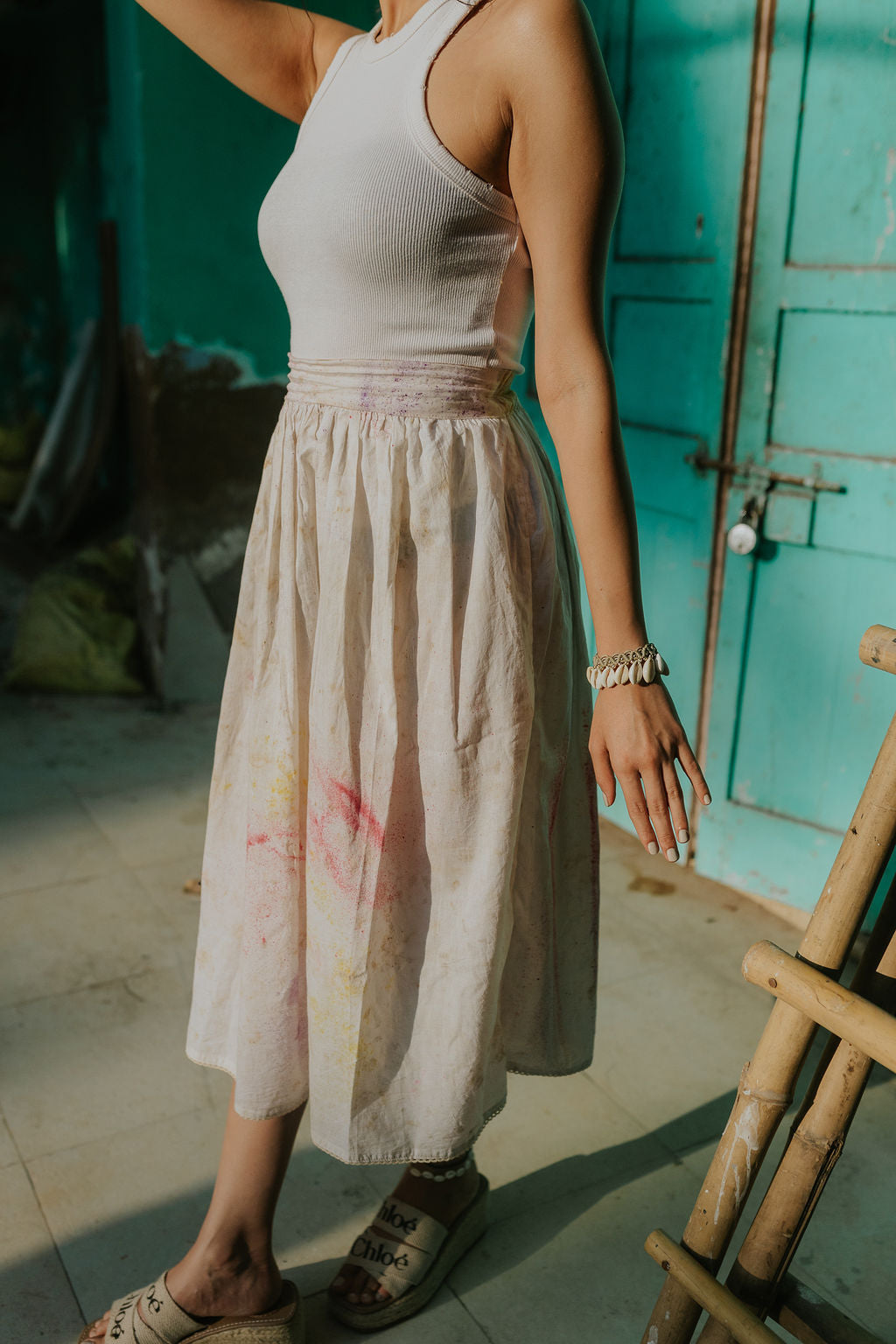 In My Garden Skirt [SALE S M XL XXL 3XL]