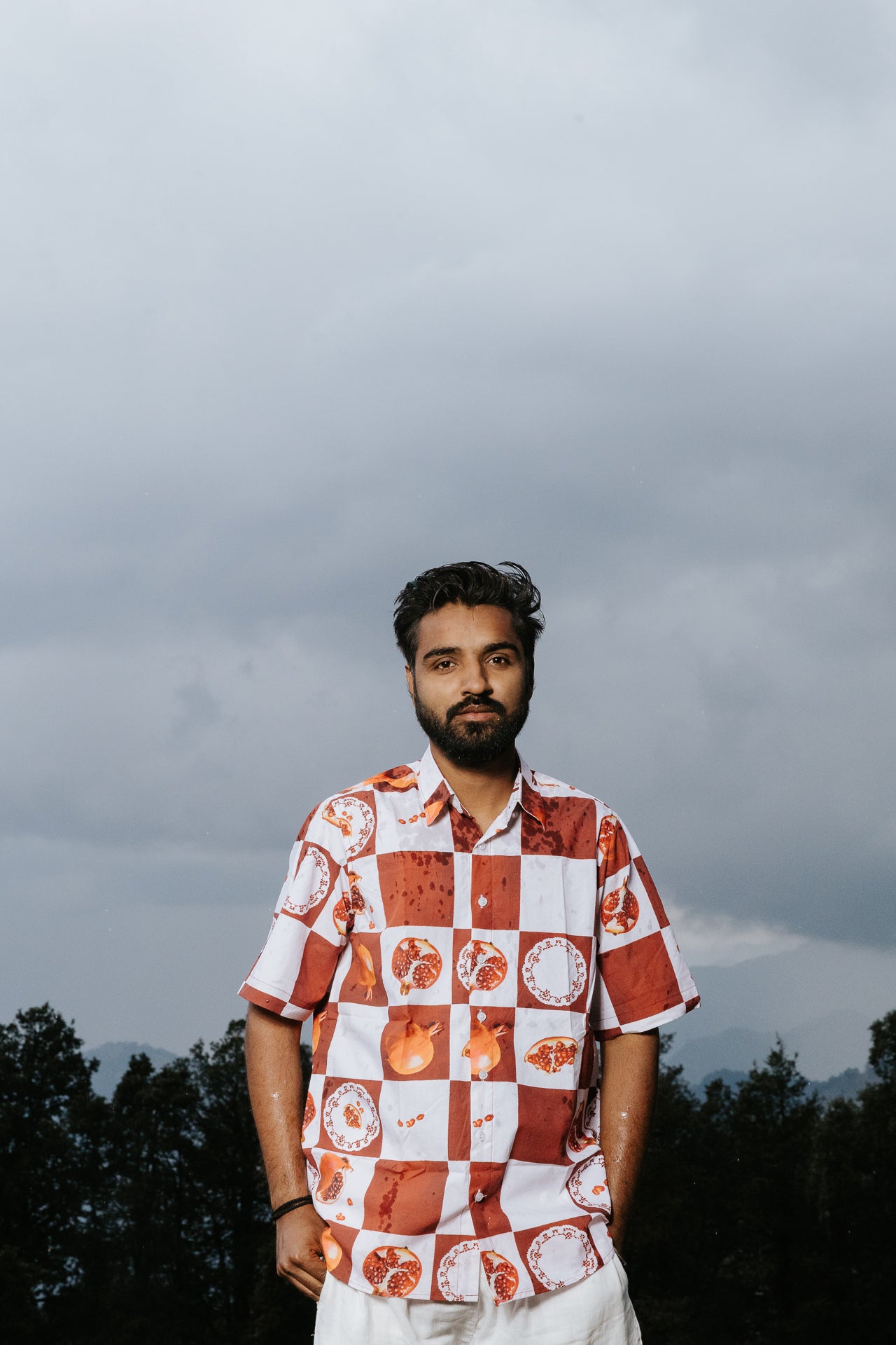 Painted Pomegranate Shirt (Men)