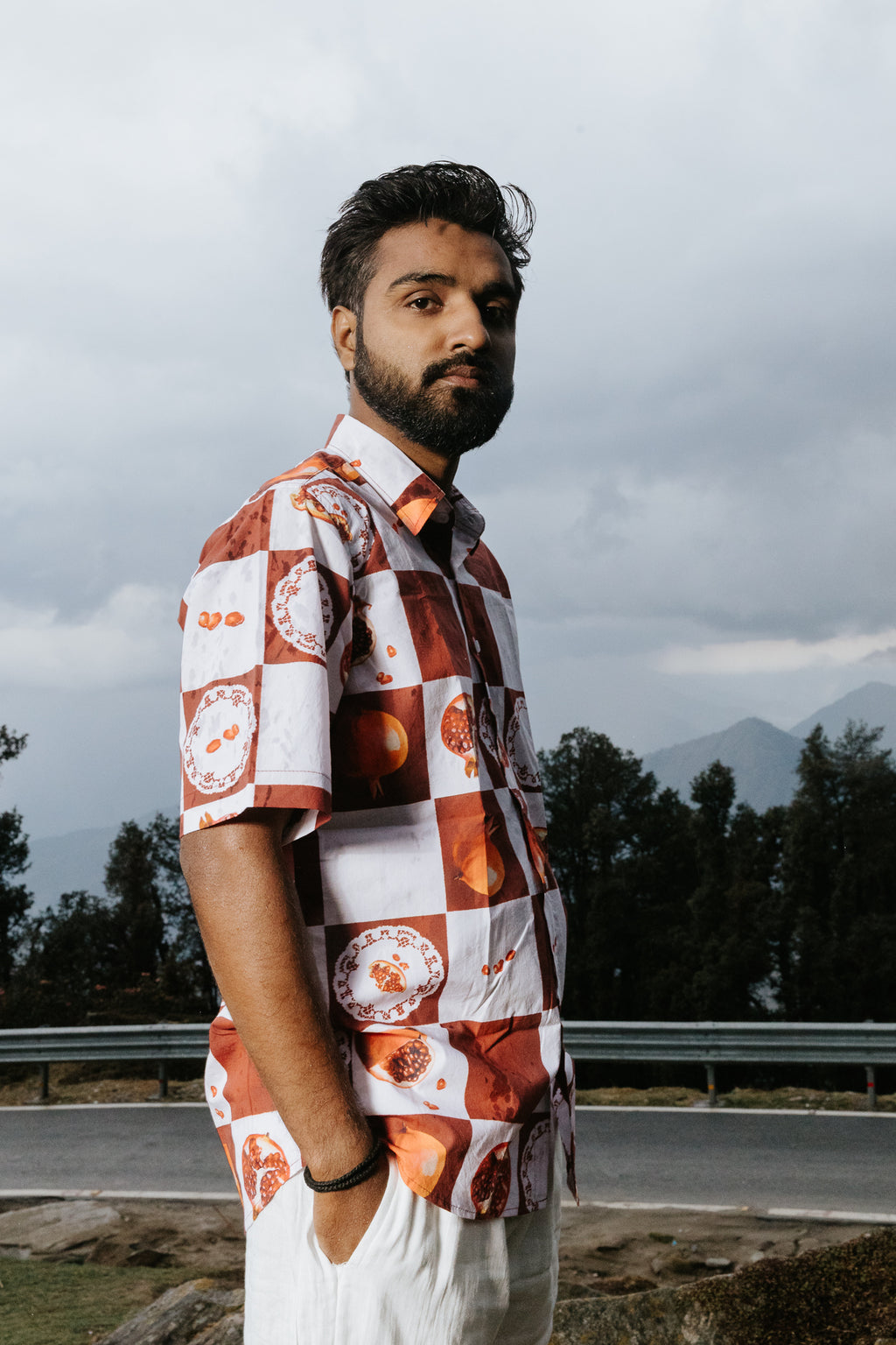 Painted Pomegranate Shirt (Men)