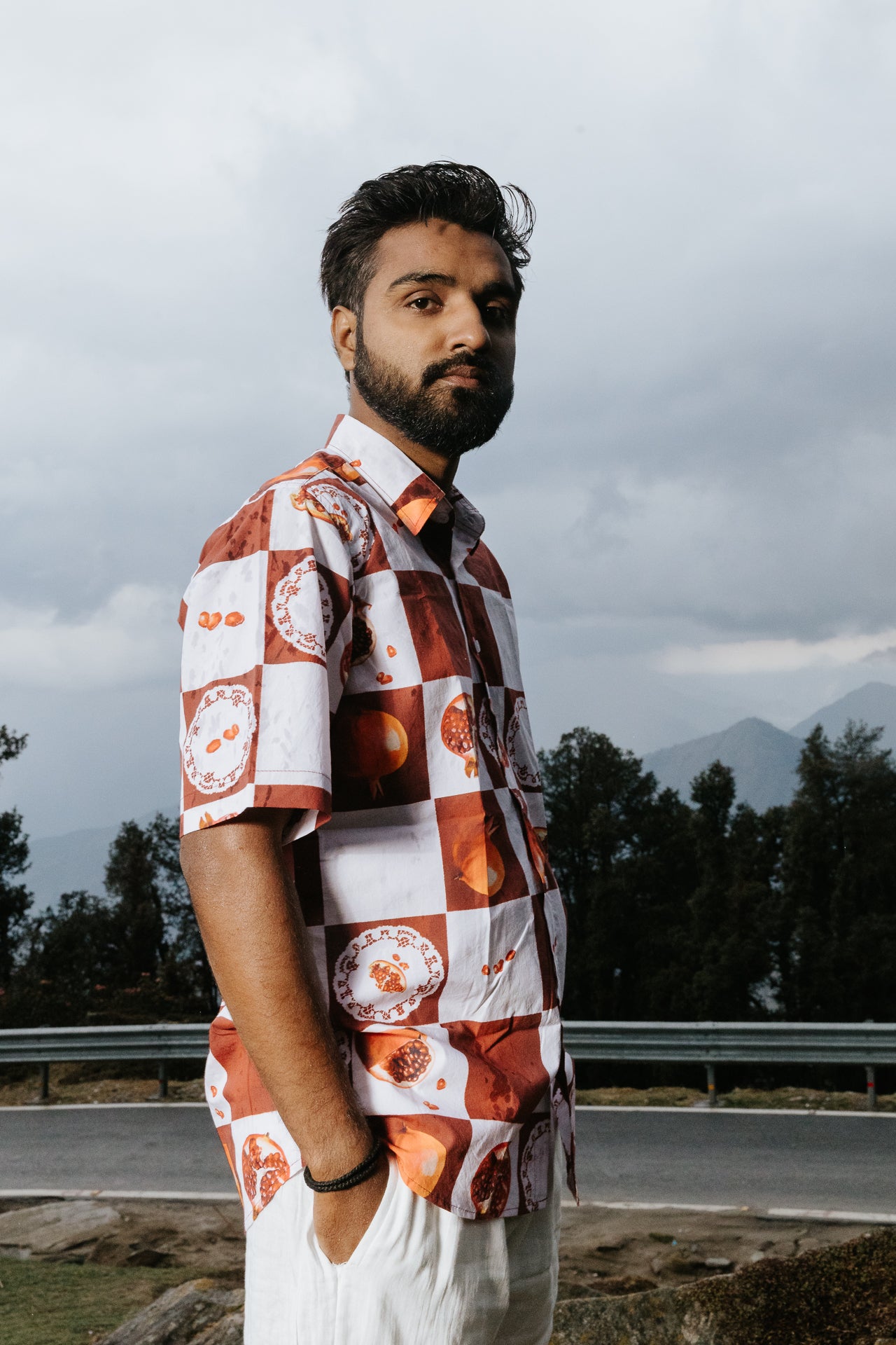 Painted Pomegranate Shirt (Men)