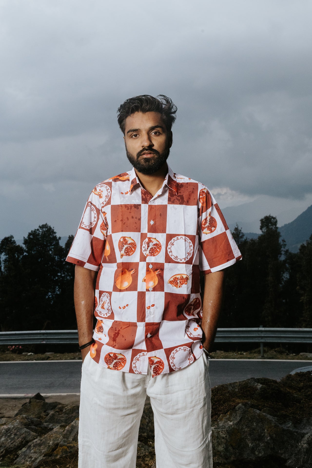 Painted Pomegranate Shirt (Men)