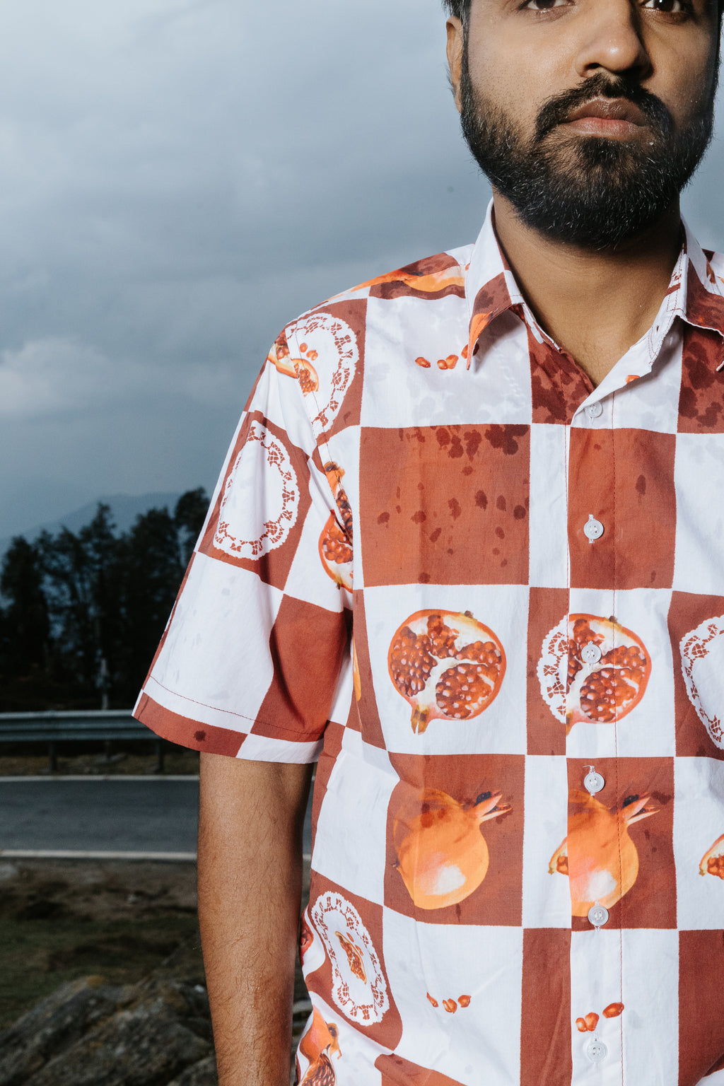 Painted Pomegranate Shirt (Men)