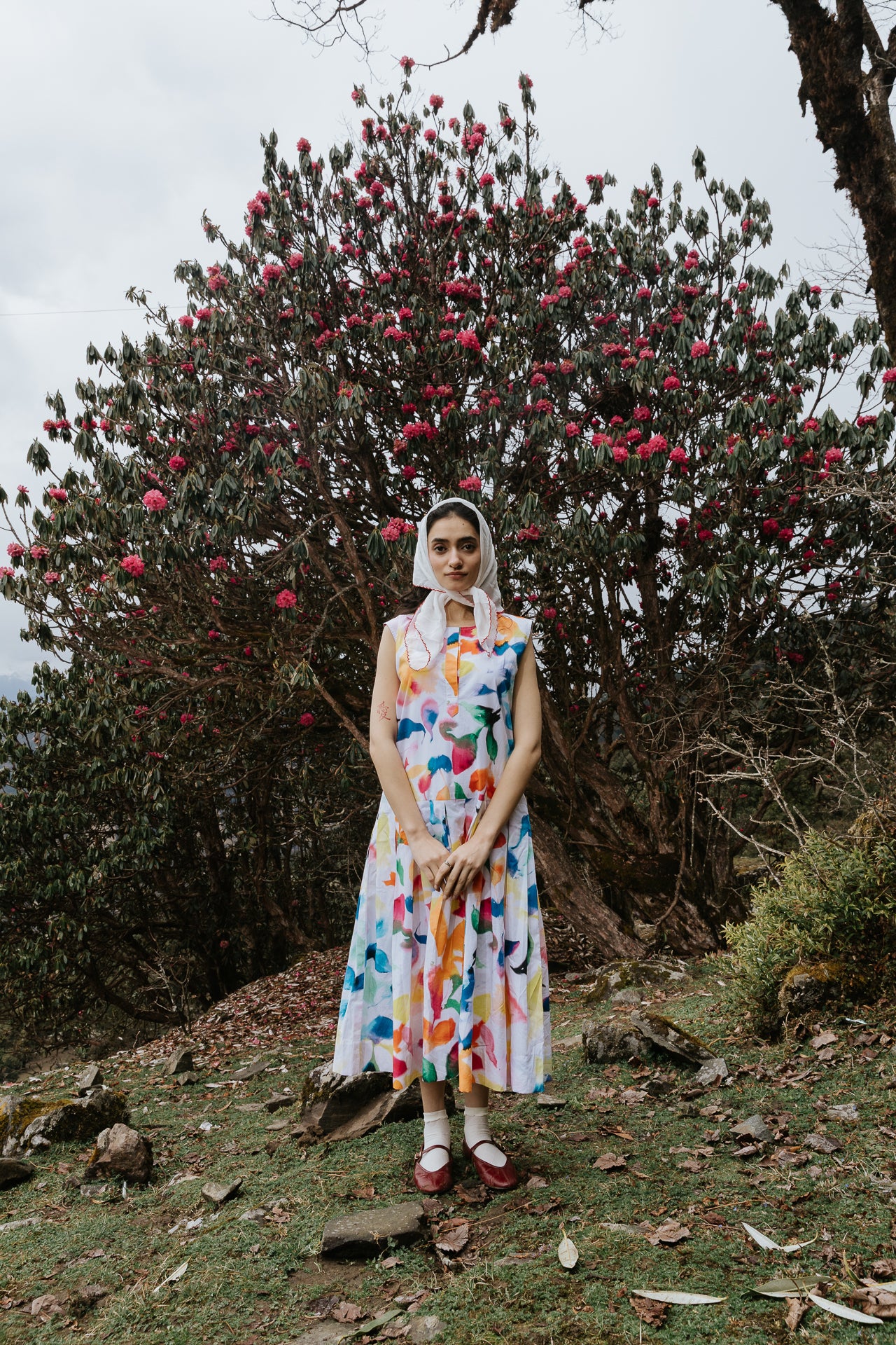 Brushstrokes on Canvas Dress