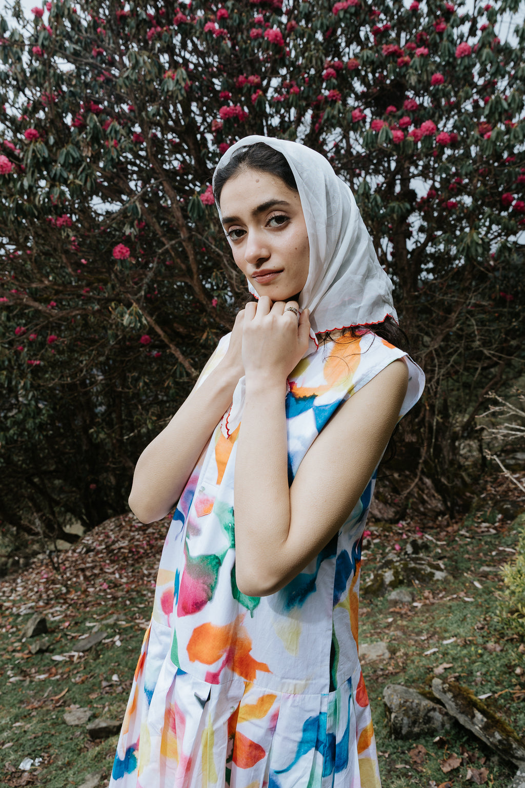 Brushstrokes on Canvas Dress