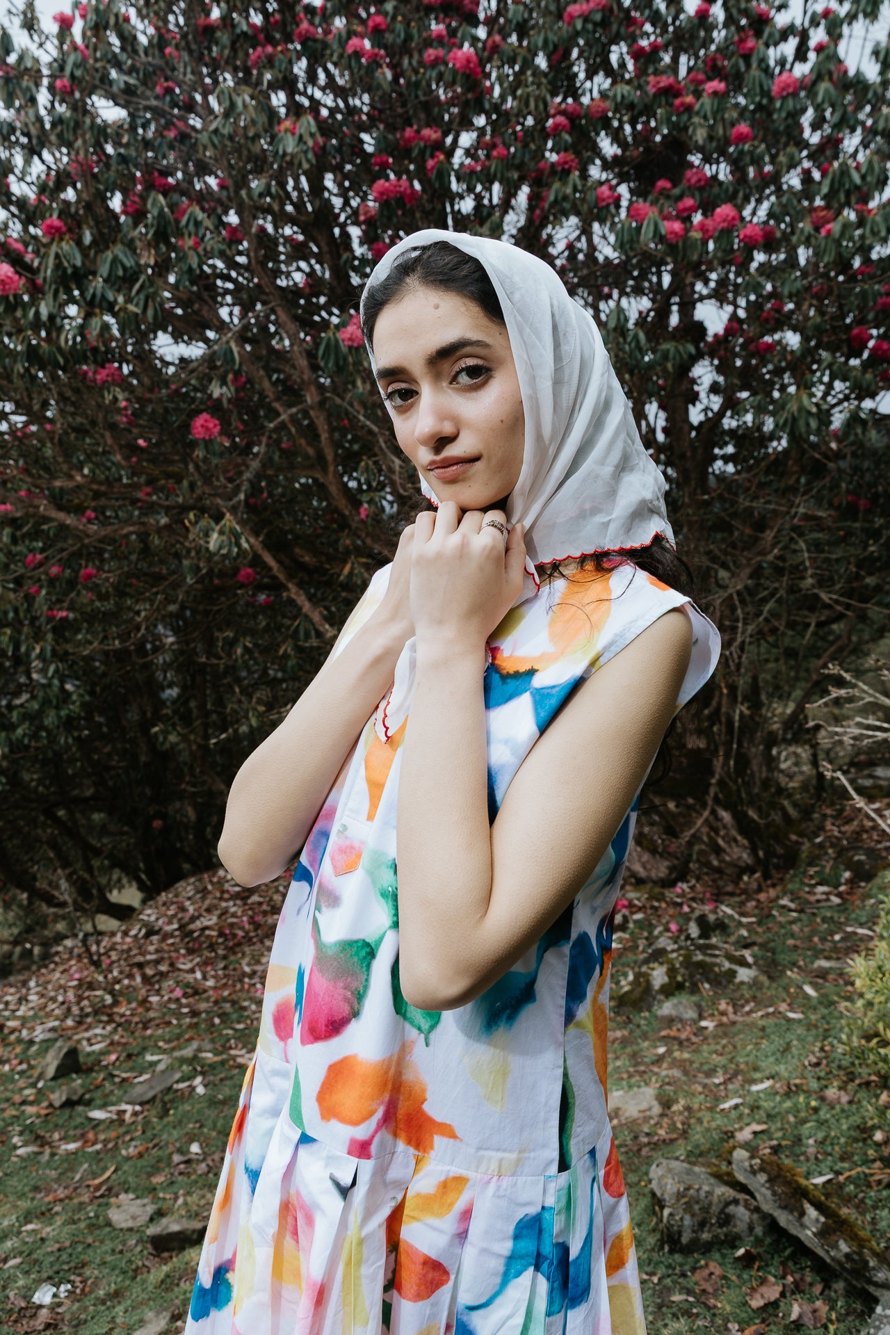 Brushstrokes on Canvas Dress