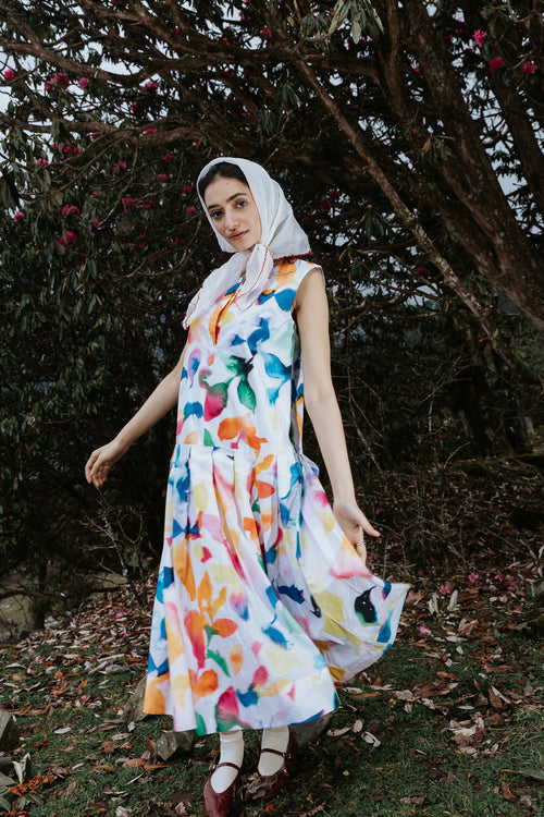 Brushstrokes on Canvas Dress