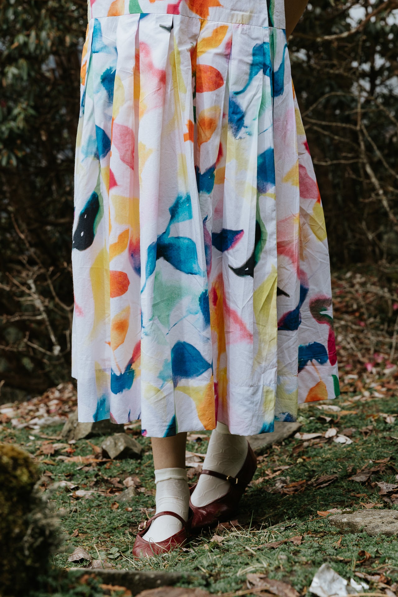 Brushstrokes on Canvas Dress