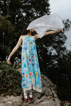 Blue Poppy Field Dress