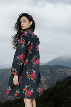 The Dark Bloom Kurta Dress