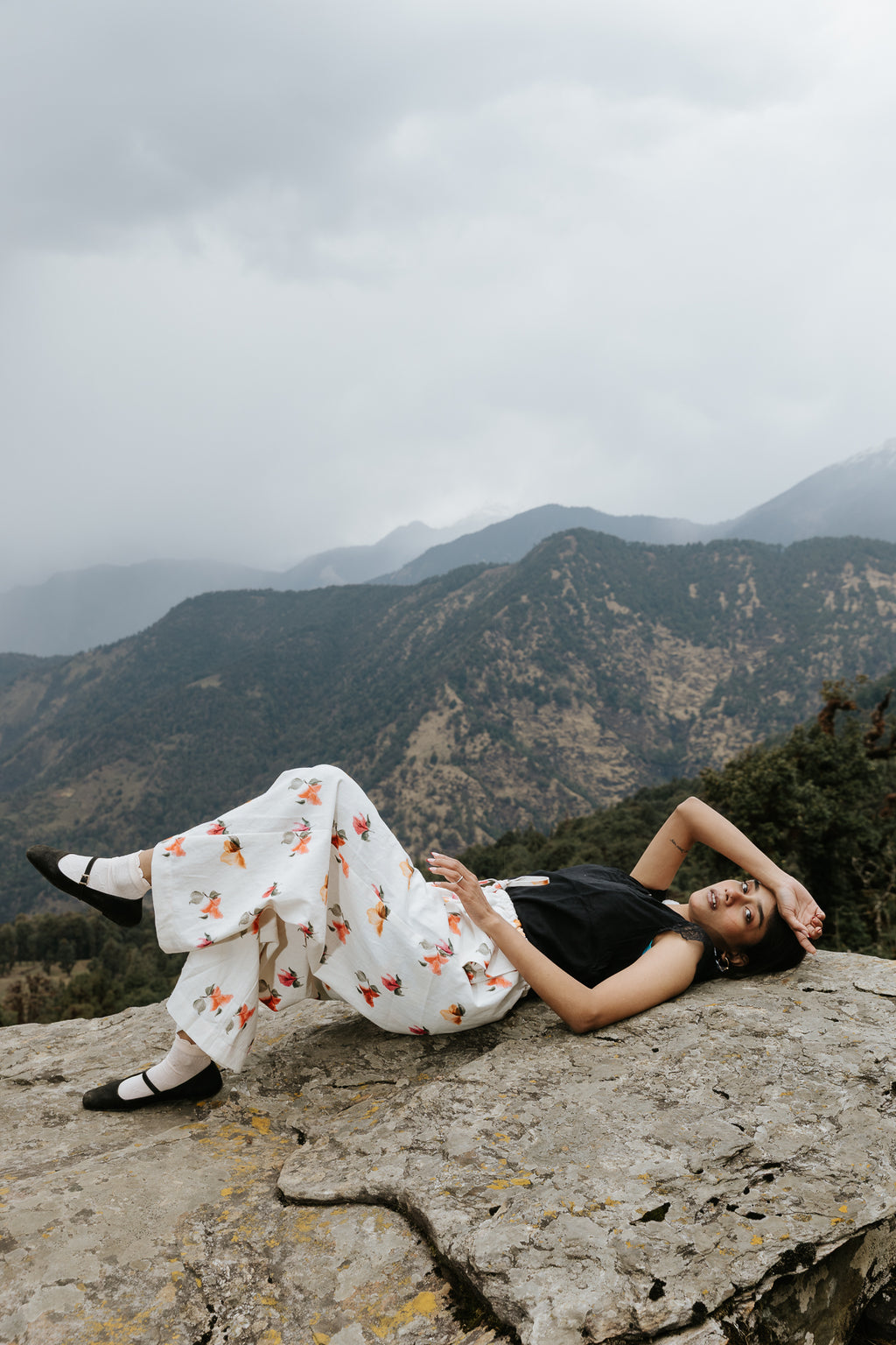 Linen Bougainvillea Pants