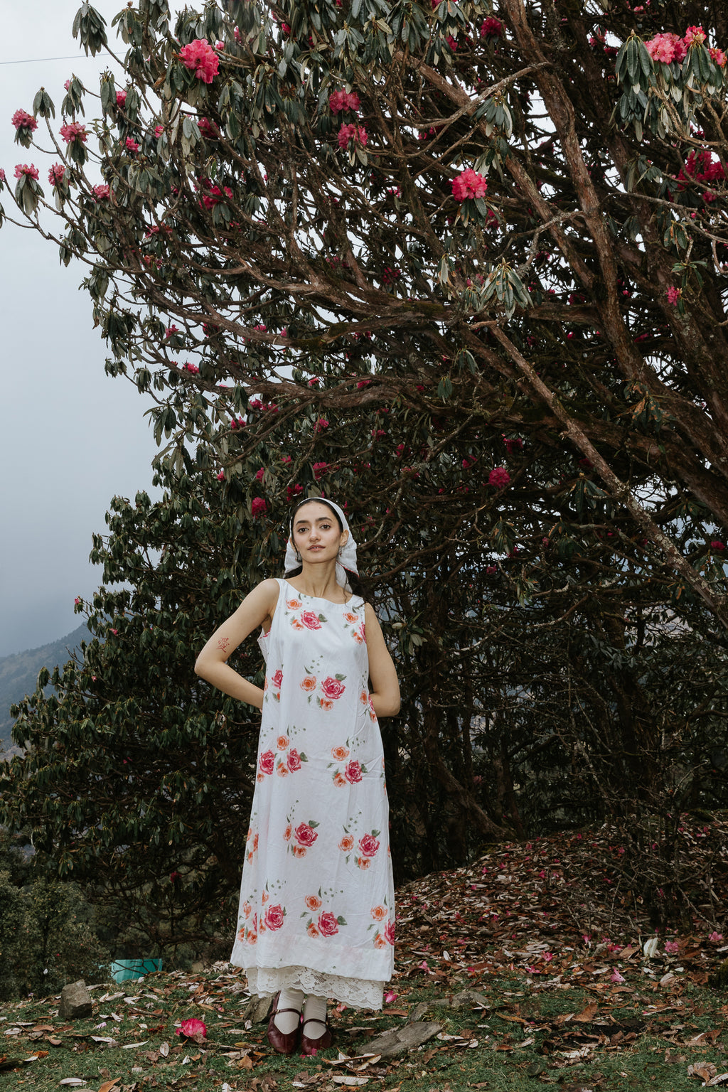 Roses on a Cloud Dress