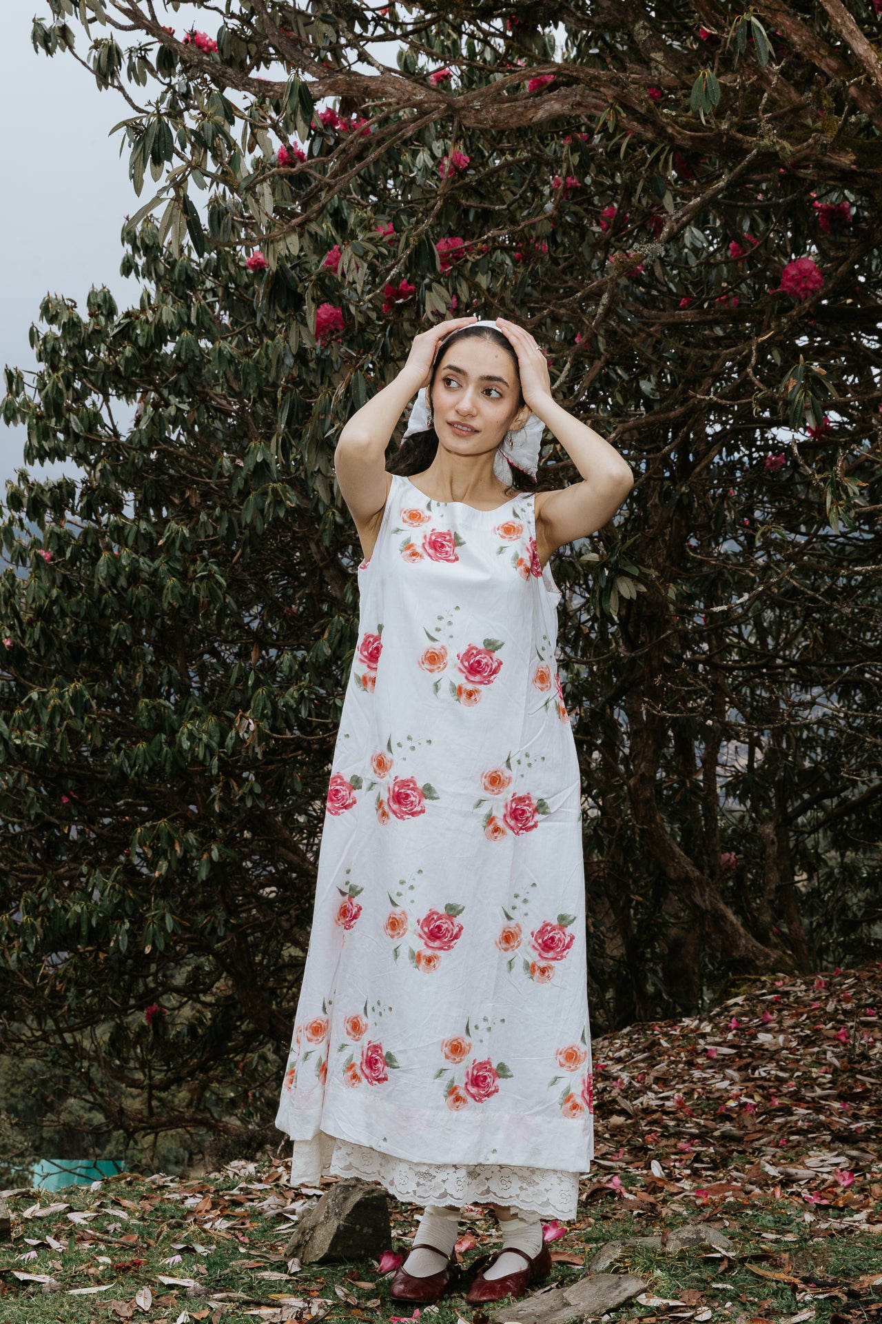 Roses on a Cloud Dress